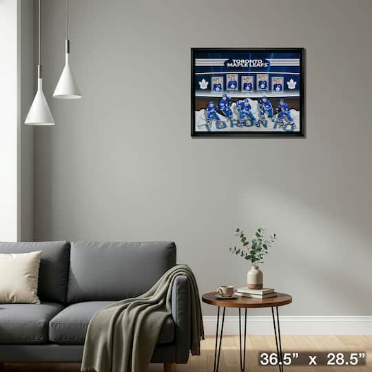 Toronto Maple Leafs Framed Card Collage 36.5" x 28.5"